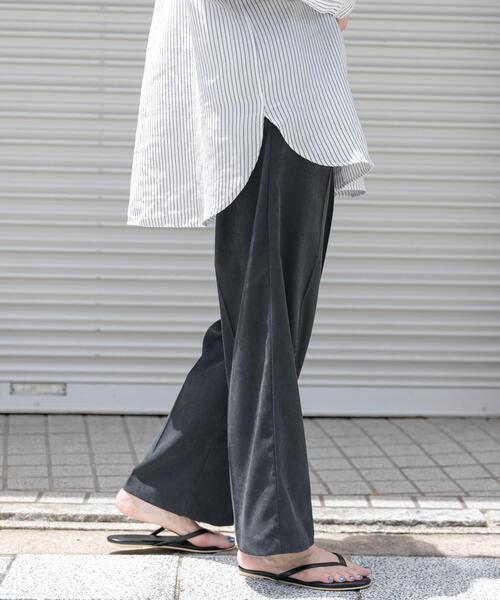 FORK&SPOON(フォークアンドスプーン)の「FORK&SPOON スエードライクパンツ(その他パンツ・レディース・ブラック系その他/ベージュ系その他・2/1)」の11枚目の写真