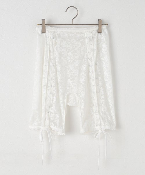 EDIT. FOR LULU（エディットフォールル）の「【YUHAN WANG/ユハン ワン】laced biker shorts（その他パンツ・レディース・ホワイト・SMALL/MEDIUM）」の13枚目の写真