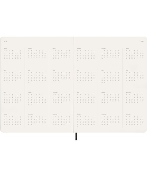 MOLESKINE（モレスキン）の「2026年 1月始まり 12ヵ月 エッセンシャル ダイアリー ウィークリーダイアリー バーチカル XXLサイズ (横22cm×縦28cm)  マートルグリーン（手帳/メモ帳・メンズ・グリーン・FREE）」の5枚目の写真