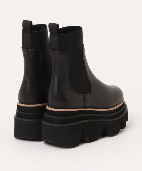 PARADIS COULEUR（パラディクルール）の「【PARADIS COULEUR】ボリュームソールサイドゴアブーツ(353023)（ブーツ・レディース・ブラック/ブラック系その他/ダークブラウン・24/23.5/22.5/23/24.5）」の5枚目の写真