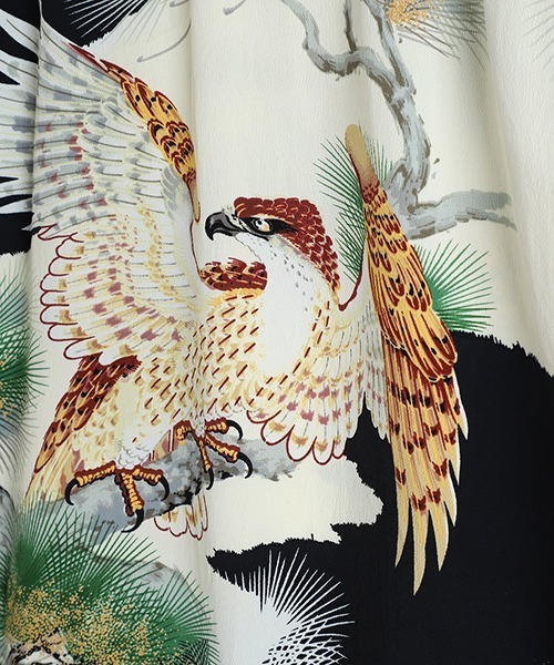 GOLD（ゴールド）の「東洋エンタープライズ GOLD / ゴールド：ALOHA SHIRT KING OF THE SKY：25B-GL39545[MUS]（シャツ/ブラウス・メンズ・ブラック・M/L）」の3枚目の写真