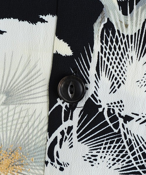 GOLD（ゴールド）の「東洋エンタープライズ GOLD / ゴールド：ALOHA SHIRT KING OF THE SKY：25B-GL39545[MUS]（シャツ/ブラウス・メンズ・ブラック・M/L）」の4枚目の写真