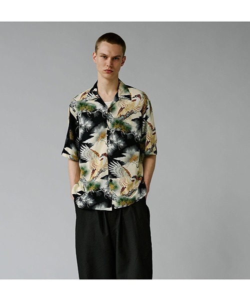 GOLD（ゴールド）の「東洋エンタープライズ GOLD / ゴールド：ALOHA SHIRT KING OF THE SKY：25B-GL39545[MUS]（シャツ/ブラウス・メンズ・ブラック・M/L）」の12枚目の写真