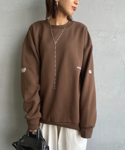 MARMOT（マーモット）の「[Marmot/マーモット] 別注 ブランドロゴ バックプリントスウェット（スウェット・レディース・ブラウン/ブラック・M/S/XL/L）」の3枚目の写真