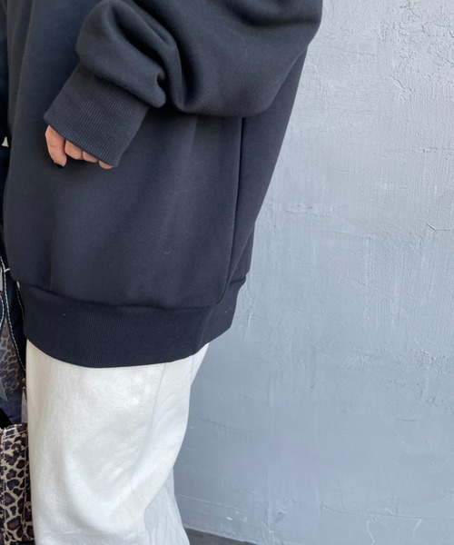 MARMOT（マーモット）の「[Marmot/マーモット] 別注 ブランドロゴ バックプリントスウェット（スウェット・レディース・ブラウン/ブラック・M/S/XL/L）」の7枚目の写真