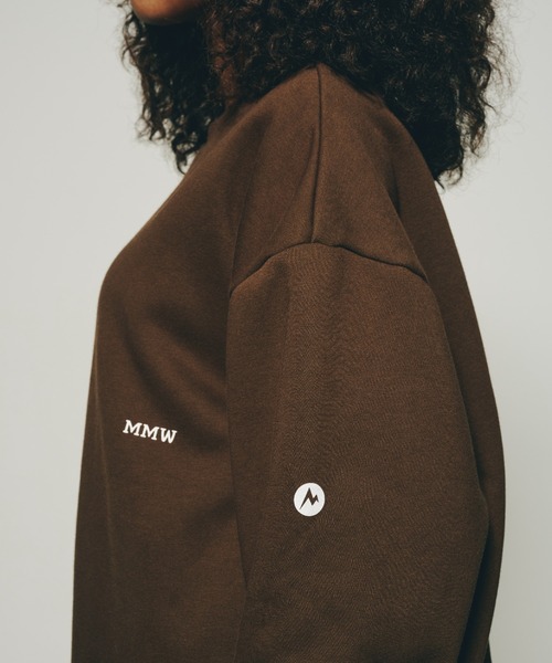 MARMOT（マーモット）の「[Marmot/マーモット] 別注 ブランドロゴ バックプリントスウェット（スウェット・レディース・ブラウン/ブラック・M/S/XL/L）」の10枚目の写真