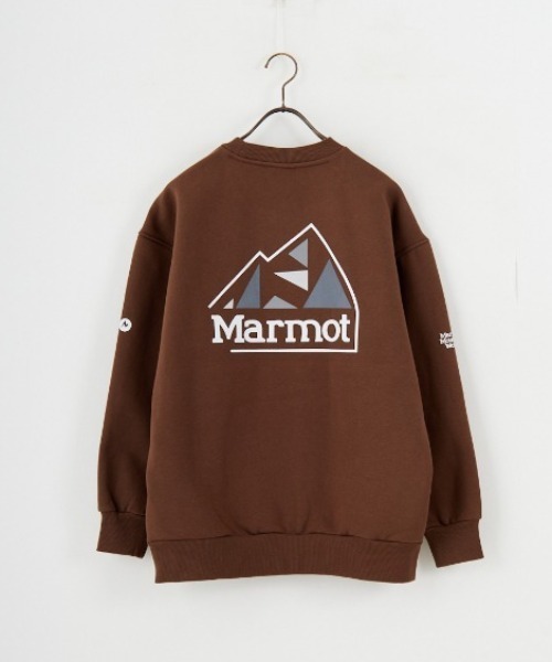 MARMOT（マーモット）の「[Marmot/マーモット] 別注 ブランドロゴ バックプリントスウェット（スウェット・レディース・ブラウン/ブラック・M/S/XL/L）」の18枚目の写真