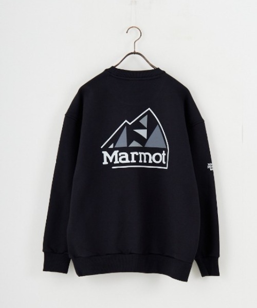 MARMOT（マーモット）の「[Marmot/マーモット] 別注 ブランドロゴ バックプリントスウェット（スウェット・レディース・ブラウン/ブラック・M/S/XL/L）」の15枚目の写真