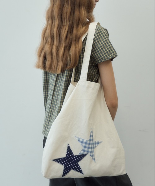パッチワークスタートートBAG/Patchwork Star Tote Bag（トート