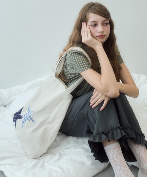 パッチワークスタートートBAG/Patchwork Star Tote Bag（トートバッグ