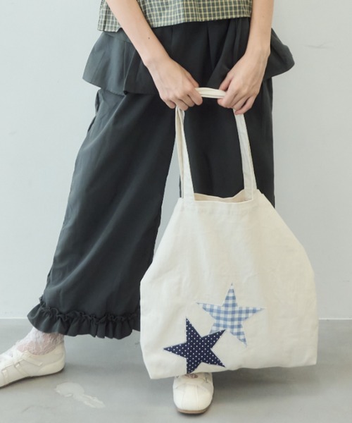 パッチワークスタートートBAG/Patchwork Star Tote Bag（トートバッグ