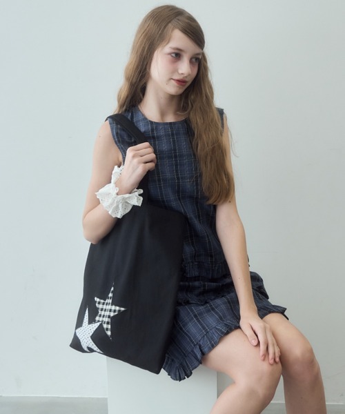 パッチワークスタートートBAG/Patchwork Star Tote Bag（トートバッグ