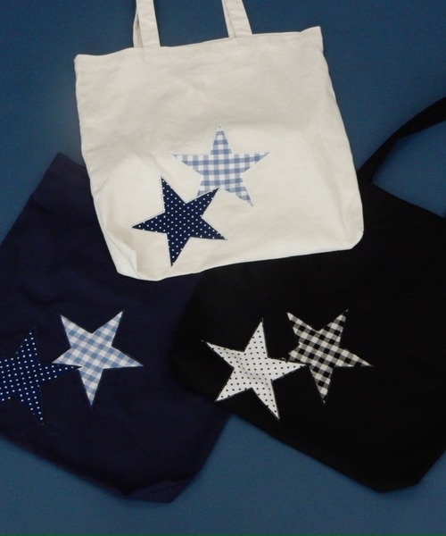 パッチワークスタートートBAG/Patchwork Star Tote Bag（トート