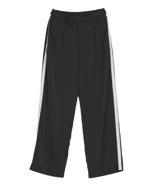 UR'S（ユアーズ）の「サテンラインワイドパンツ（その他パンツ・レディース・ブラック/ベージュ・S/M/L）」の8枚目の写真