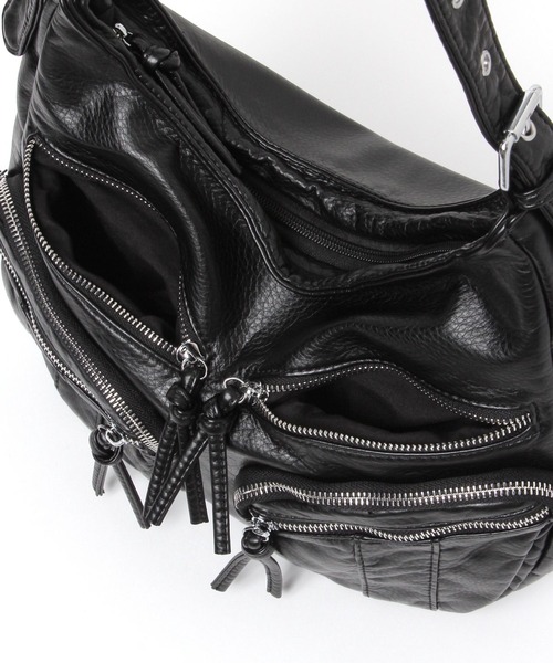 3.3 Field Trip (3.3フィールドトリップ)の「3.3 Field Trip/ポケットレザーBAG(ショルダーバッグ・メンズ・ブラック・FREE)」の2枚目の写真