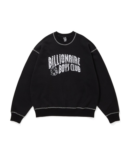 BILLIONAIRE BOYS CLUB（ビリオネア・ボーイズ・クラブ）の「EMBROIDERED LOGO SWEATSHIRT（スウェット・メンズ・アッシュグレー/ブラック・X-LARGE/LARGE/MEDIUM/SMALL）」の2枚目の写真