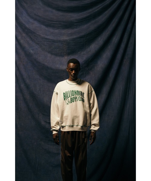 BILLIONAIRE BOYS CLUB（ビリオネア・ボーイズ・クラブ）の「EMBROIDERED LOGO SWEATSHIRT（スウェット・メンズ・アッシュグレー/ブラック・X-LARGE/LARGE/MEDIUM/SMALL）」の6枚目の写真