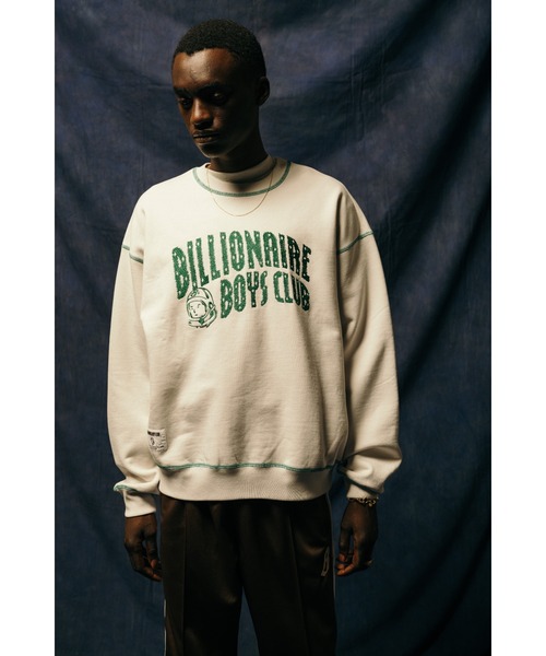 BILLIONAIRE BOYS CLUB（ビリオネア・ボーイズ・クラブ）の「EMBROIDERED LOGO SWEATSHIRT（スウェット・メンズ・アッシュグレー/ブラック・X-LARGE/LARGE/MEDIUM/SMALL）」の9枚目の写真