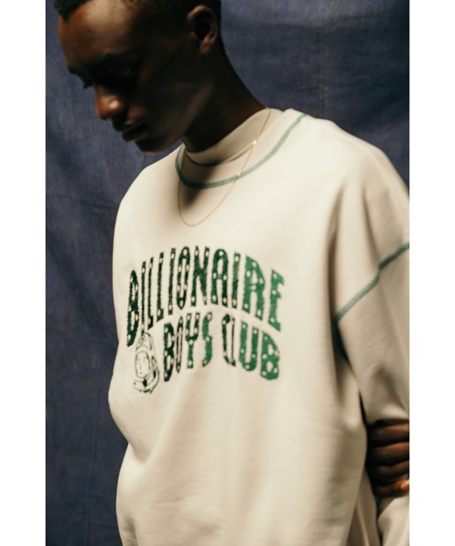 BILLIONAIRE BOYS CLUB（ビリオネア・ボーイズ・クラブ）の「EMBROIDERED LOGO SWEATSHIRT（スウェット・メンズ・アッシュグレー/ブラック・X-LARGE/LARGE/MEDIUM/SMALL）」の10枚目の写真