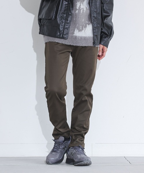 MDR（エムディアール）の「【機能素材】『裏ベロア起毛ストレッチチノパン/暖パン・暖かい・スリム・伸びる』（チノパンツ・メンズ・ボルドー/ダークネイビー/ベージュ/チャコール/ブラック/カーキ・M/L/XL）」の4枚目の写真