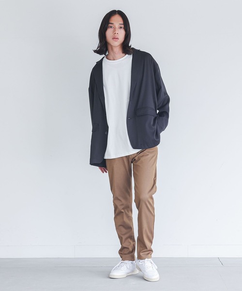 MDR（エムディアール）の「【機能素材】『裏ベロア起毛ストレッチチノパン/暖パン・暖かい・スリム・伸びる』（チノパンツ・メンズ・ボルドー/ダークネイビー/ベージュ/チャコール/ブラック/カーキ・M/L/XL）」の20枚目の写真