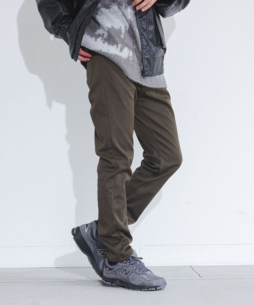 MDR（エムディアール）の「【機能素材】『裏ベロア起毛ストレッチチノパン/暖パン・暖かい・スリム・伸びる』（チノパンツ・メンズ・ボルドー/ダークネイビー/ベージュ/チャコール/ブラック/カーキ・M/L/XL）」の18枚目の写真