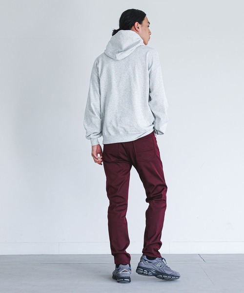 MDR（エムディアール）の「【機能素材】『裏ベロア起毛ストレッチチノパン/暖パン・暖かい・スリム・伸びる』（チノパンツ・メンズ・ボルドー/ダークネイビー/ベージュ/チャコール/ブラック/カーキ・M/L/XL）」の8枚目の写真