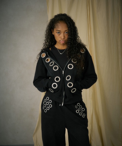 トップス EYELET ZIP HOODIE FTW EYELET ZIP HOODIE（パーカー）｜FTW（エフティダブリュー）の