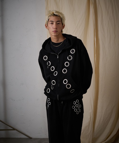 zipふーでぃー EYELET ZIP HOODIE（パーカー）｜FTW（エフティダブリュー）の