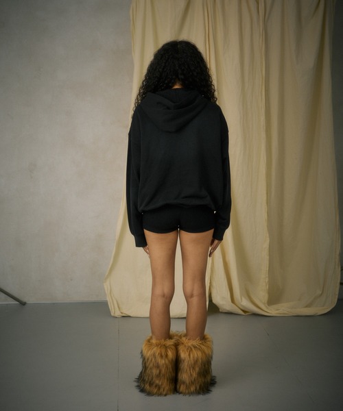 FTW（エフティダブリュー）の「EYELET ZIP HOODIE（パーカー・レディース・ブラック/グリーン/グレー・SMALL/MEDIUM/LARGE）」の18枚目の写真