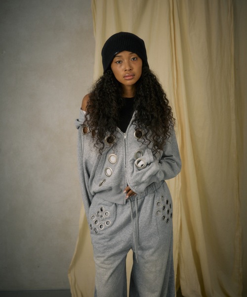 EYELET ZIP HOODIE（パーカー）｜FTW（エフティダブリュー）の