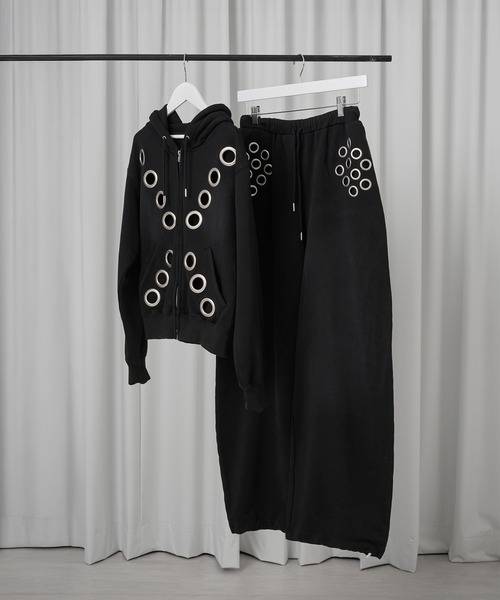 FTW（エフティダブリュー）の「EYELET ZIP HOODIE（パーカー）」 - WEAR