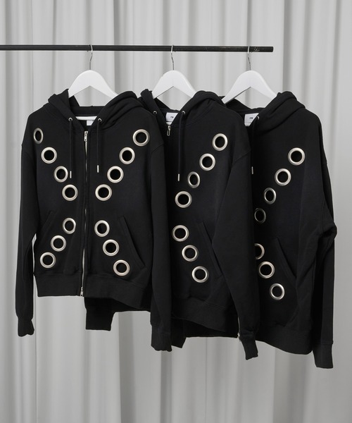 FTW（エフティダブリュー）の「EYELET ZIP HOODIE（パーカー