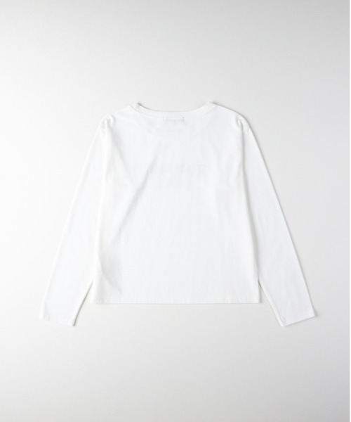 Right-on（ライトオン）の「HONEYSUCKLE ROSE(ハニーサックルローズ)【レディース】ロゴプリントロングスリーブTシャツ（Tシャツ/カットソー・レディース・オフホワイト/ダークグレー/その他1・S/M/L）」の9枚目の写真