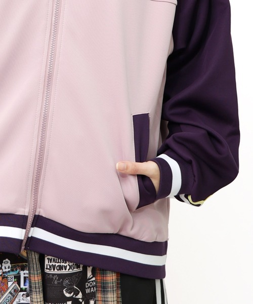 スカラー　scolar 153621：花とスカラー刺繍 ジャージブルゾン 153621：花とスカラー刺繍 ジャージブルゾンの通販-ScoLar