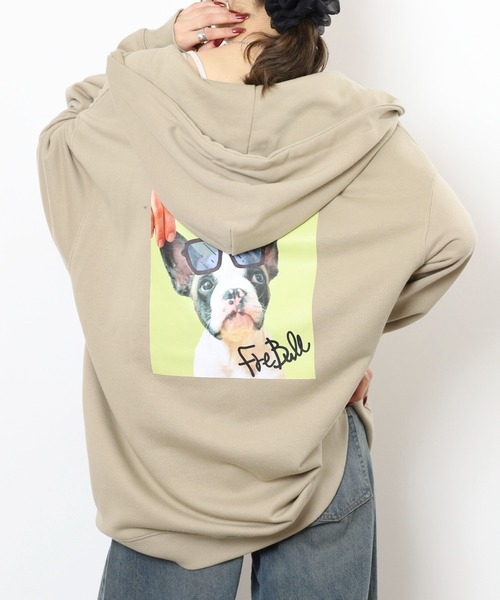 FUNALIVE(ファンアライブ)の「キングサイズ フレンチブル 裏毛フルジップパーカー unisex(パーカー・メンズ・ブラック/カーキ・4L/5L/6L/3L)」の16枚目の写真