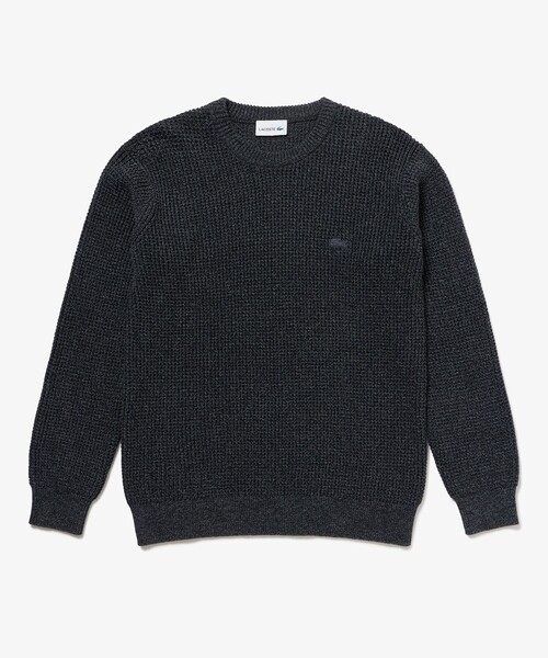 ワッフルニットセーター（ニット/セーター）｜LACOSTE（ラコステ）の