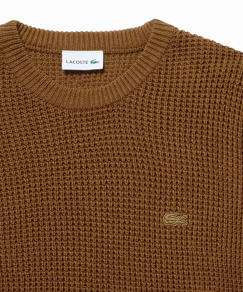 ワッフルニットセーター（ニット/セーター）｜LACOSTE（ラコステ）の