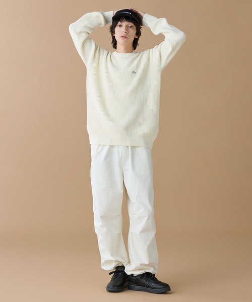 ワッフルニットセーター（ニット/セーター）｜LACOSTE（ラコステ）の