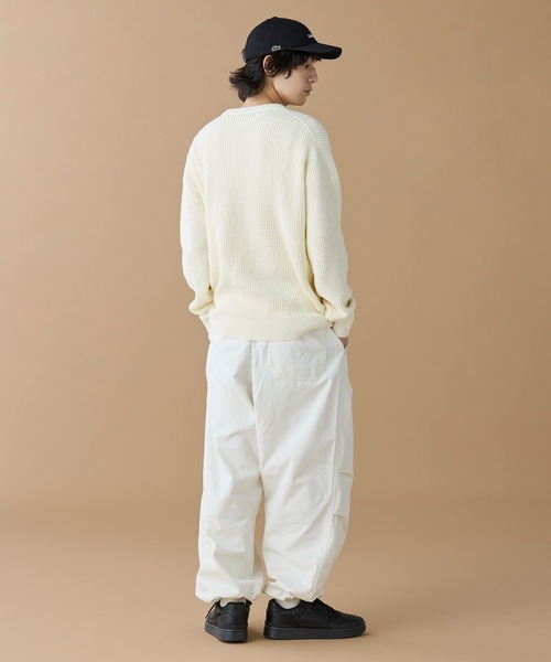 LACOSTE（ラコステ）の「ワッフルニットセーター（ニット/セーター・メンズ・グレー/ネイビー/キャメル/オフホワイト・2/5/4/3）」の15枚目の写真