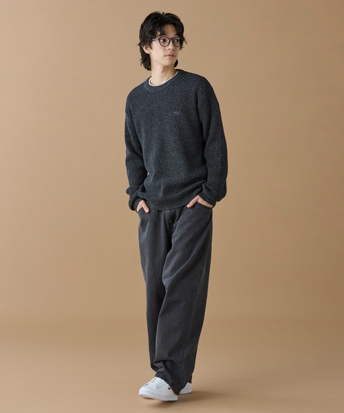 LACOSTE（ラコステ）の「ワッフルニットセーター（ニット/セーター・メンズ・グレー/ネイビー/キャメル/オフホワイト・2/5/4/3）」の16枚目の写真