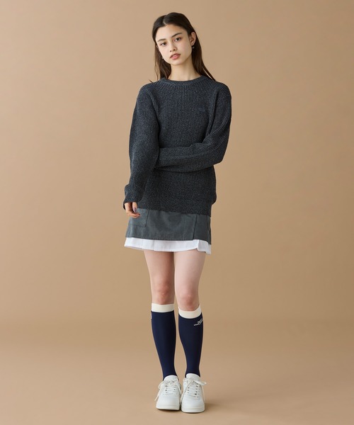 LACOSTE（ラコステ）の「ワッフルニットセーター（ニット/セーター・メンズ・グレー/ネイビー/キャメル/オフホワイト・2/5/4/3）」の19枚目の写真