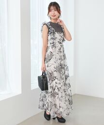セール】【パーティドレス/結婚式】チュールトップスセットドレス