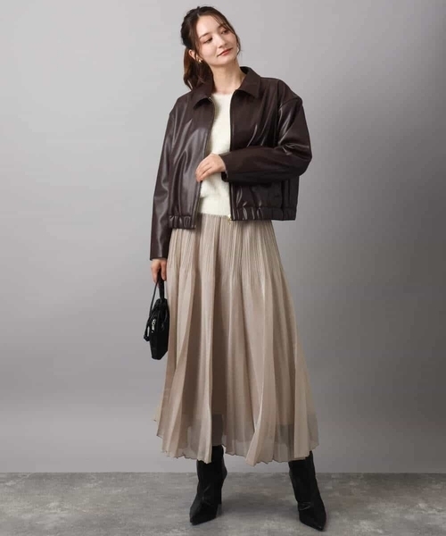 MK MICHEL KLEIN(エムケーミッシェルクラン)の「フェザーニットプルオーバー/前後2way/洗える(ニット/セーター・レディース・アイボリー/ブルー/レッド/ベージュ・38)」の17枚目の写真