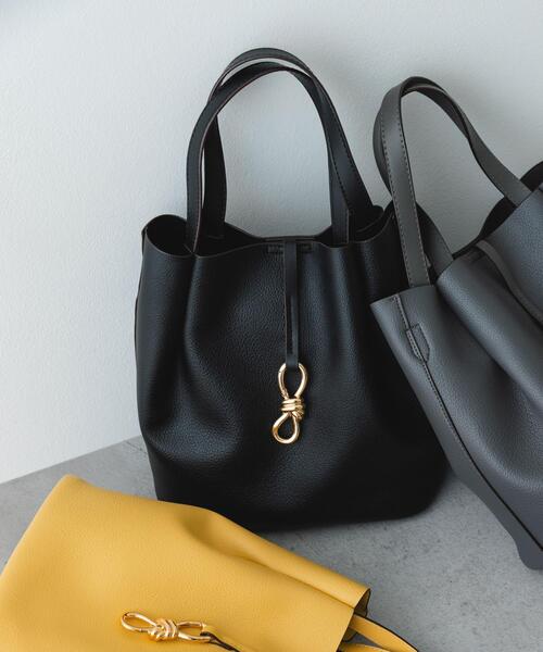 RODE SKO（ロデスコ）の「3WAYメタルリボントートバッグ（トートバッグ・レディース・ホワイト系その他/グレー/ブラック・ONE）」の16枚目の写真