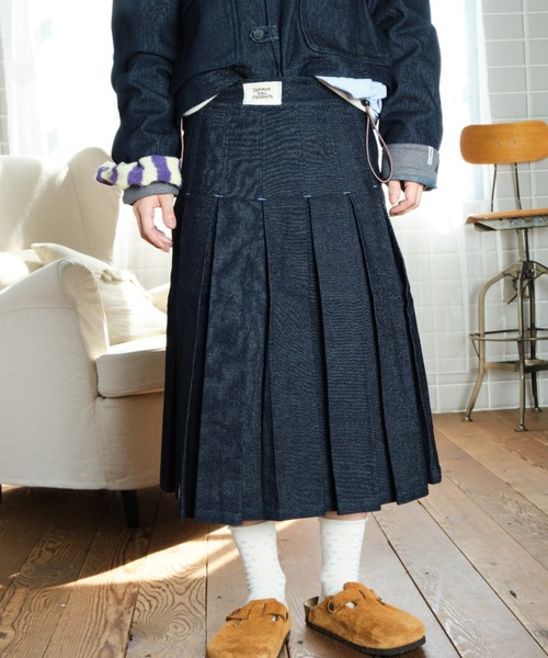 common gull products デニム ジャケットスカート 2点 common gull products.（コモンガルプロダクツ）の「遠回りで帰る