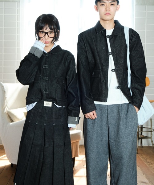 common gull products デニム ジャケットスカート 2点 common gull products.（コモンガルプロダクツ）の「遠回りで帰る