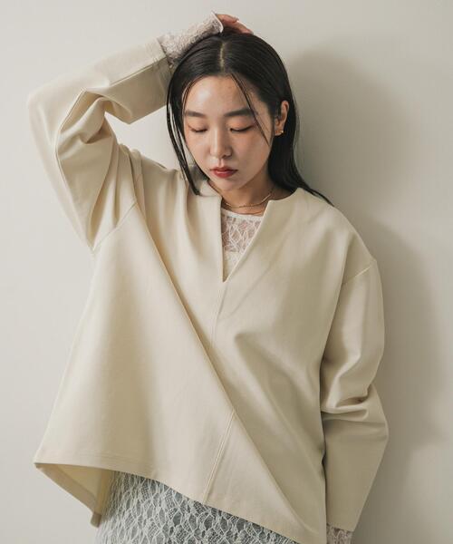 セール】スキッパールーズトップ（その他トップス）｜SENSE OF PLACE