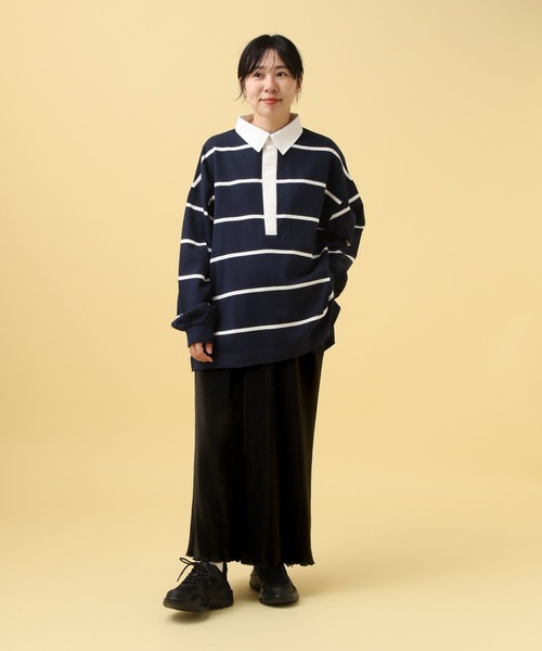 LEPSIM（レプシィム）の「【産前・産後対応】マタニティ／アソートプリーツスカート　595334（マタニティウェア/グッズ・レディース・ホワイト系その他/ブラック/レオパード/ドット・FREE）」の5枚目の写真