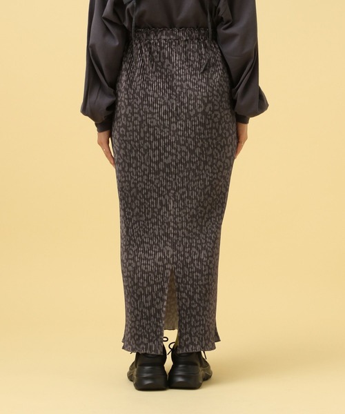 LEPSIM（レプシィム）の「【産前・産後対応】マタニティ／アソートプリーツスカート　595334（マタニティウェア/グッズ・レディース・ホワイト系その他/ブラック/レオパード/ドット・FREE）」の14枚目の写真